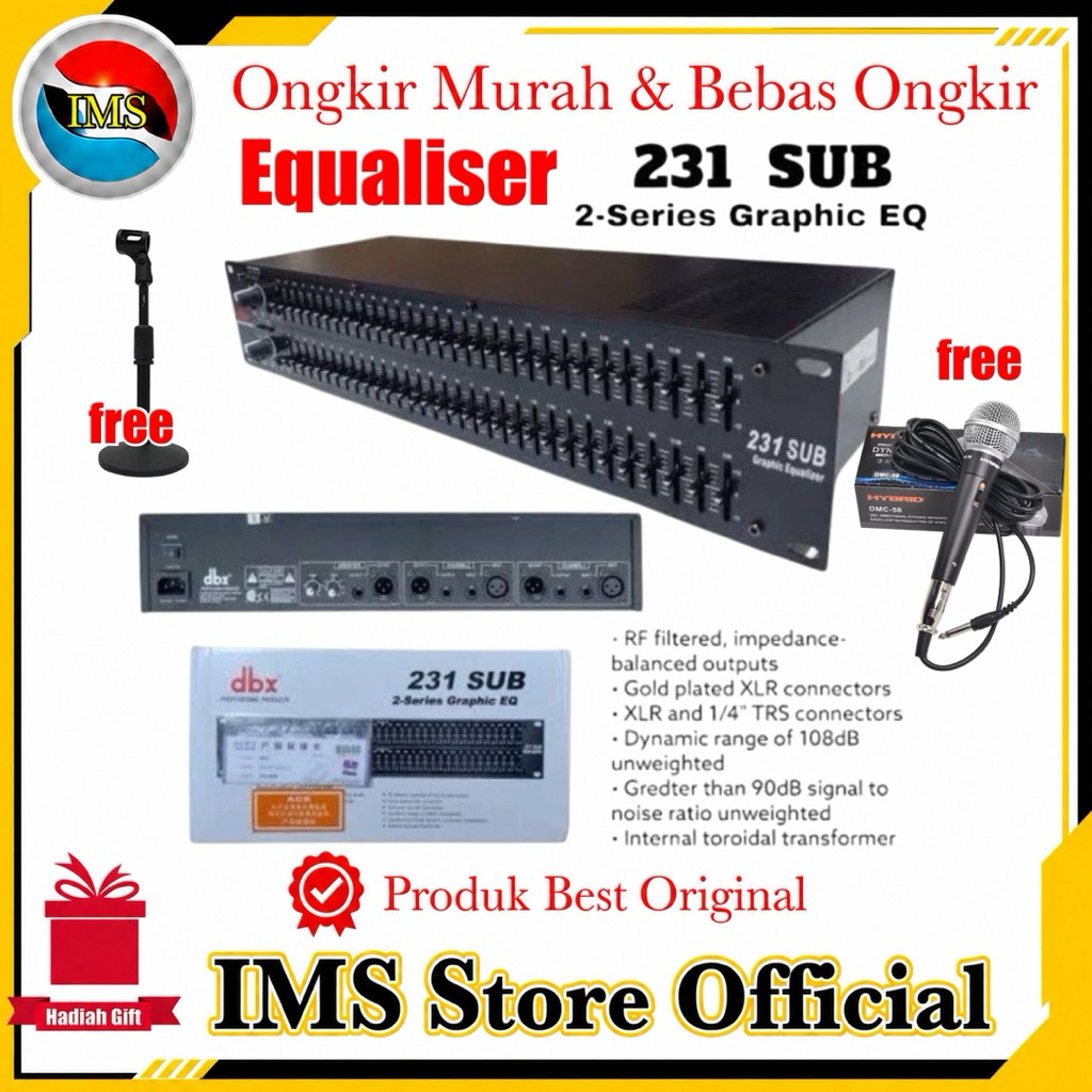 Audi Equaliser Dbx 231Sub new original graphic 2 channe