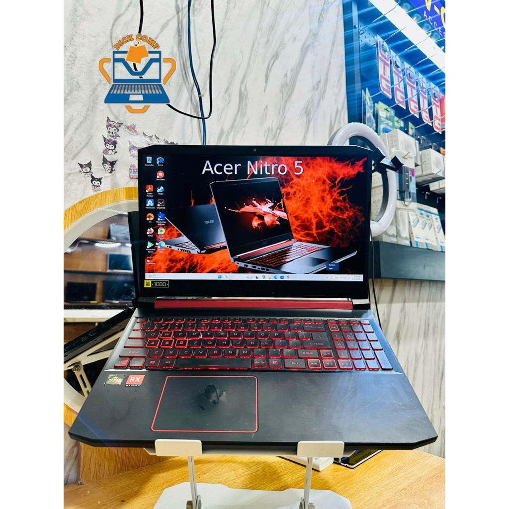Acer Nitro 5 Gaming. Ryzen 5 3550H. ram 16/512gb ssd. RX560x 4GB normal