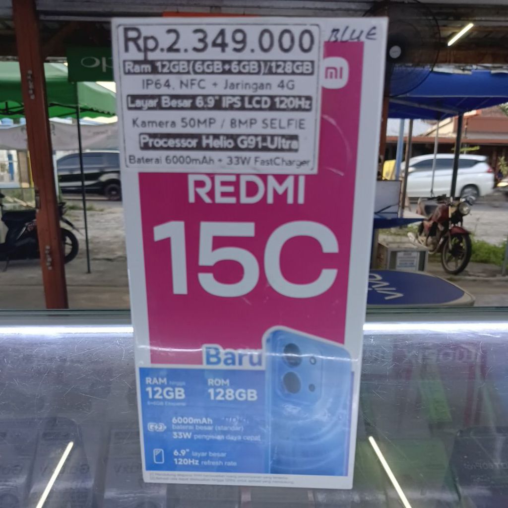 Redmi 15C ram 12gb(6gb+6gb) /128gb Rom,Helio G91-Ultra