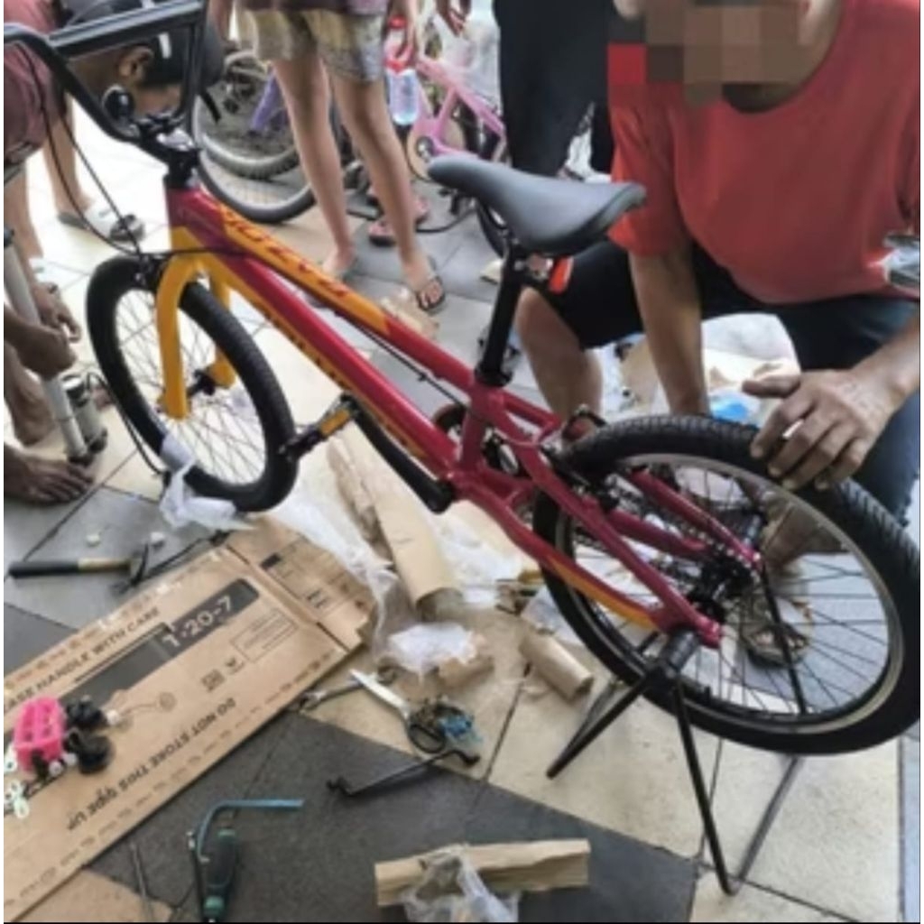 Sepeda Bmx 20 Polygon Razor Pro Atau Pro XL Merah Kuning Biru Kuning Alumunium Alloy Original