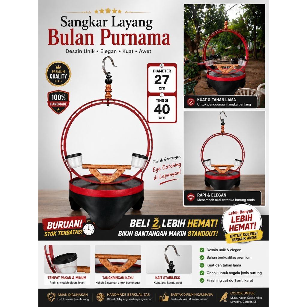 sangkar layang bulan purnama