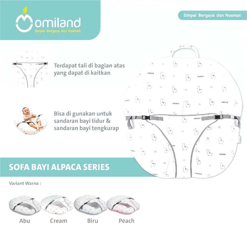Sofa Bayi Omiland Free Sabuk Pengaman Kasur Bayi Karakter Tempat  Tidur New Born