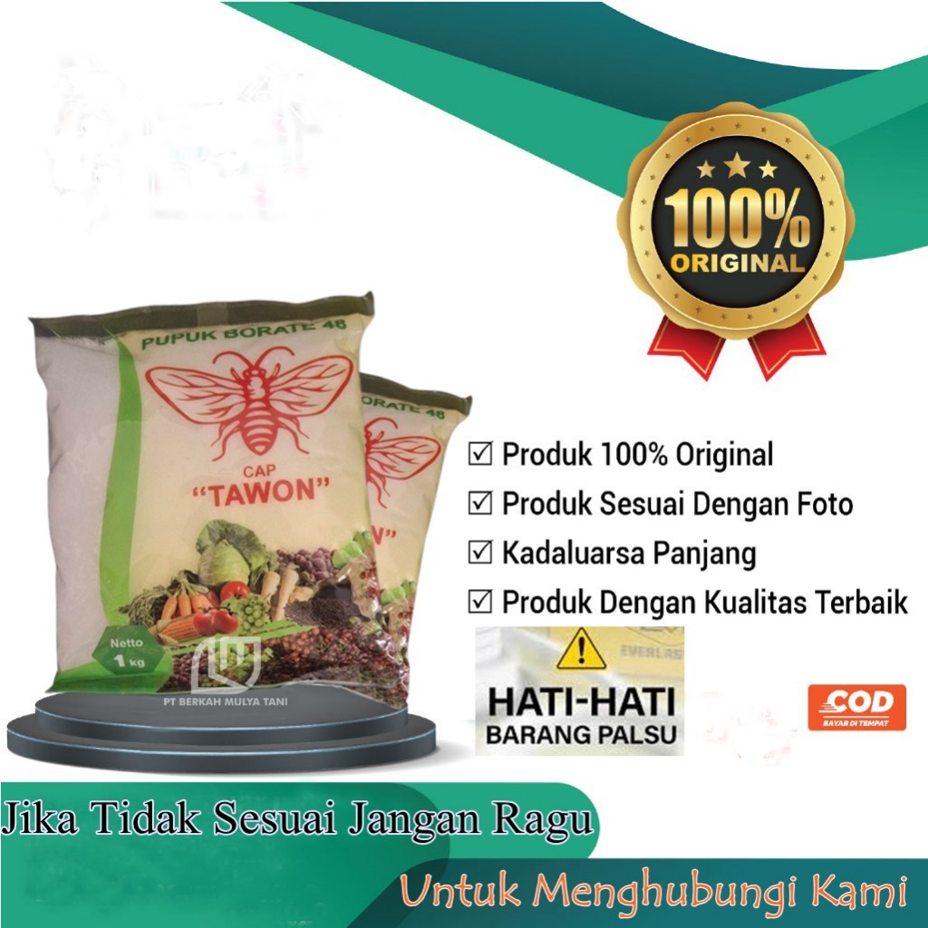Pupuk Borate 1 Kg Cap Tawon 48 Original