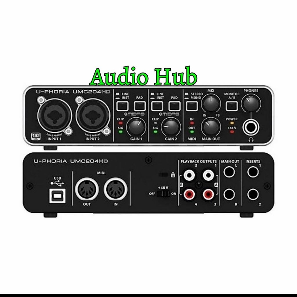 Behringer  UMC 204 HD / UMC204HD /UMC 204HD  Soundcard Original