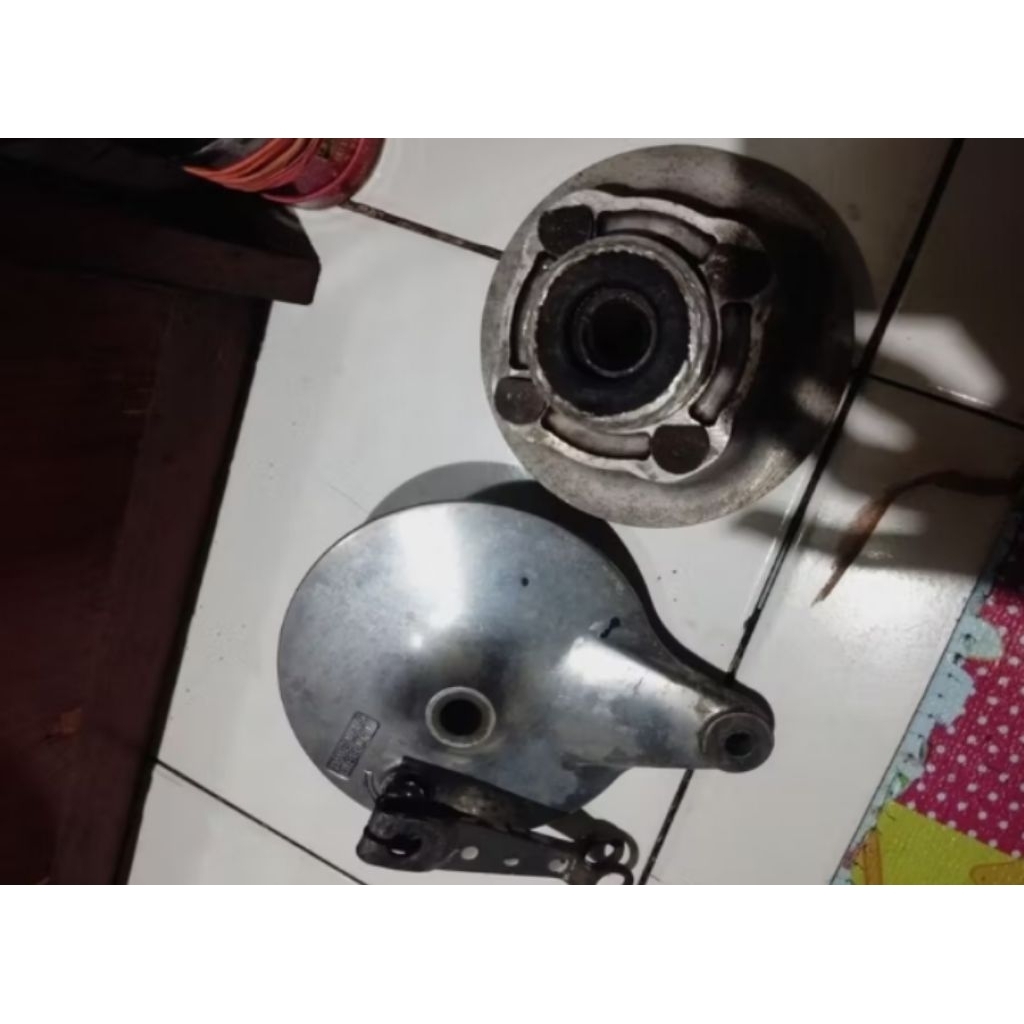 Nap Gear Dudukan Gir 1set Panel Rem Suzuki Thunder Original Cabutan