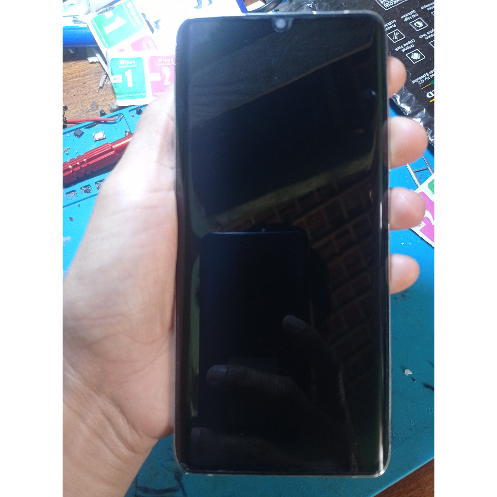 LCD FRAME XIAOMI MI NOTE 10 PRO OLED ORIGINAL COPOTAN MULUS NORMAL
