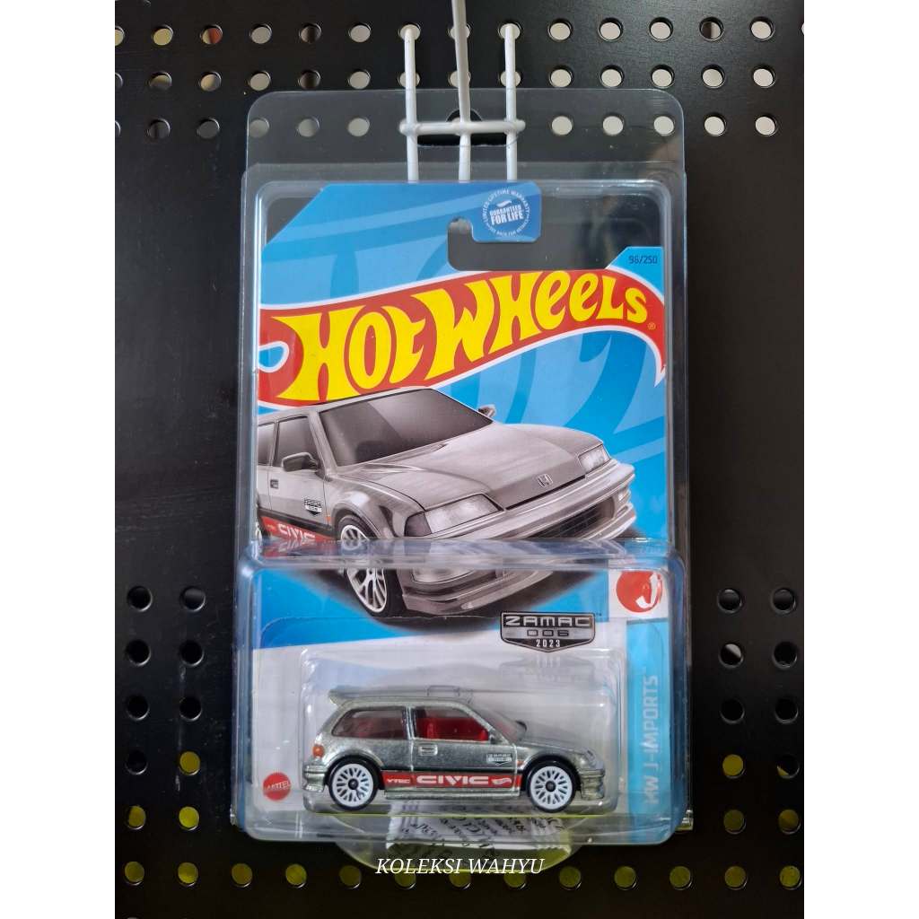 Hotwheels 90 Honda Civic EF [ZAMAC]