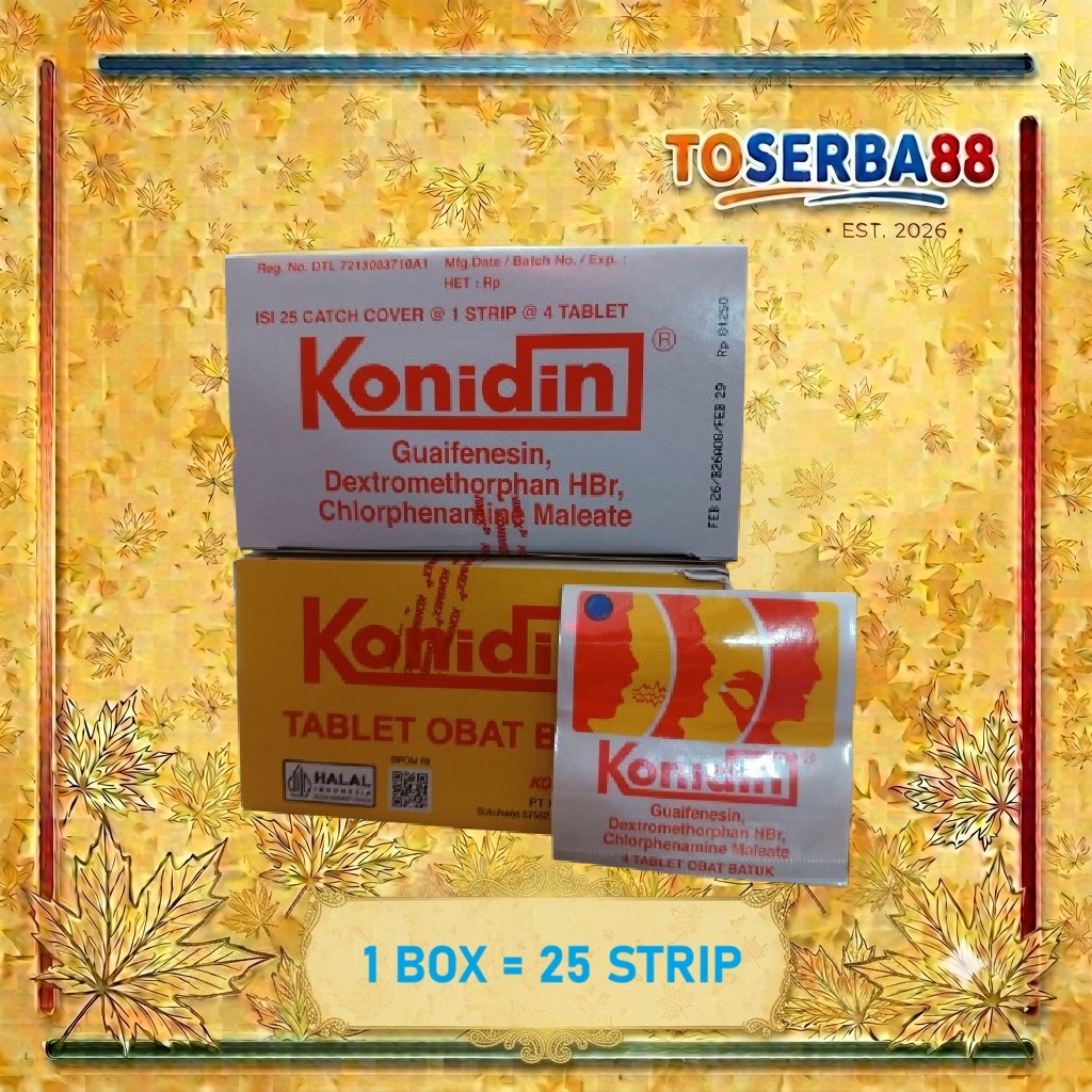 Konidin Tablet Obat Batuk - Obat Pilek, Batuk, Tenggorokan