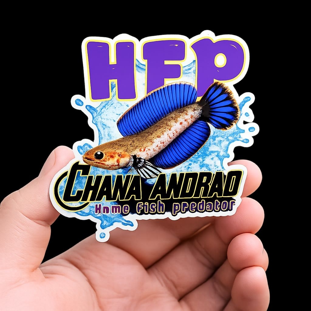 Stickers chana Andrao Gondrong 6-7 cm