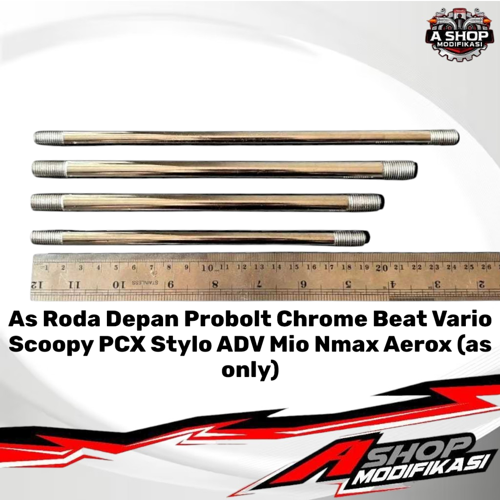 As Roda Depan Probolt Chrome Beat Vario Scoopy PCX Stylo ADV Mio Nmax Aerox (as only)