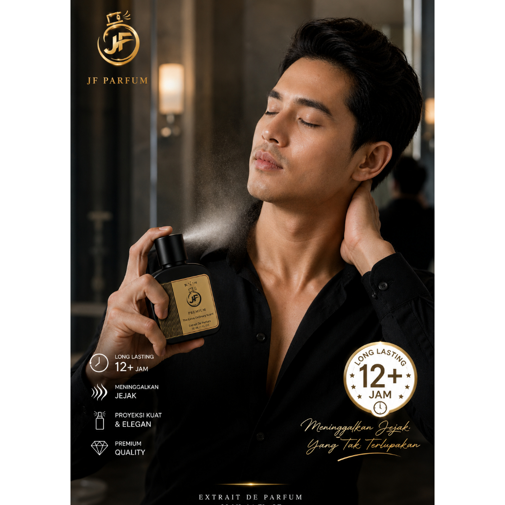 JF Parfum - Parfum Pria Tahan Seharian Extrait de Parfum 30ml