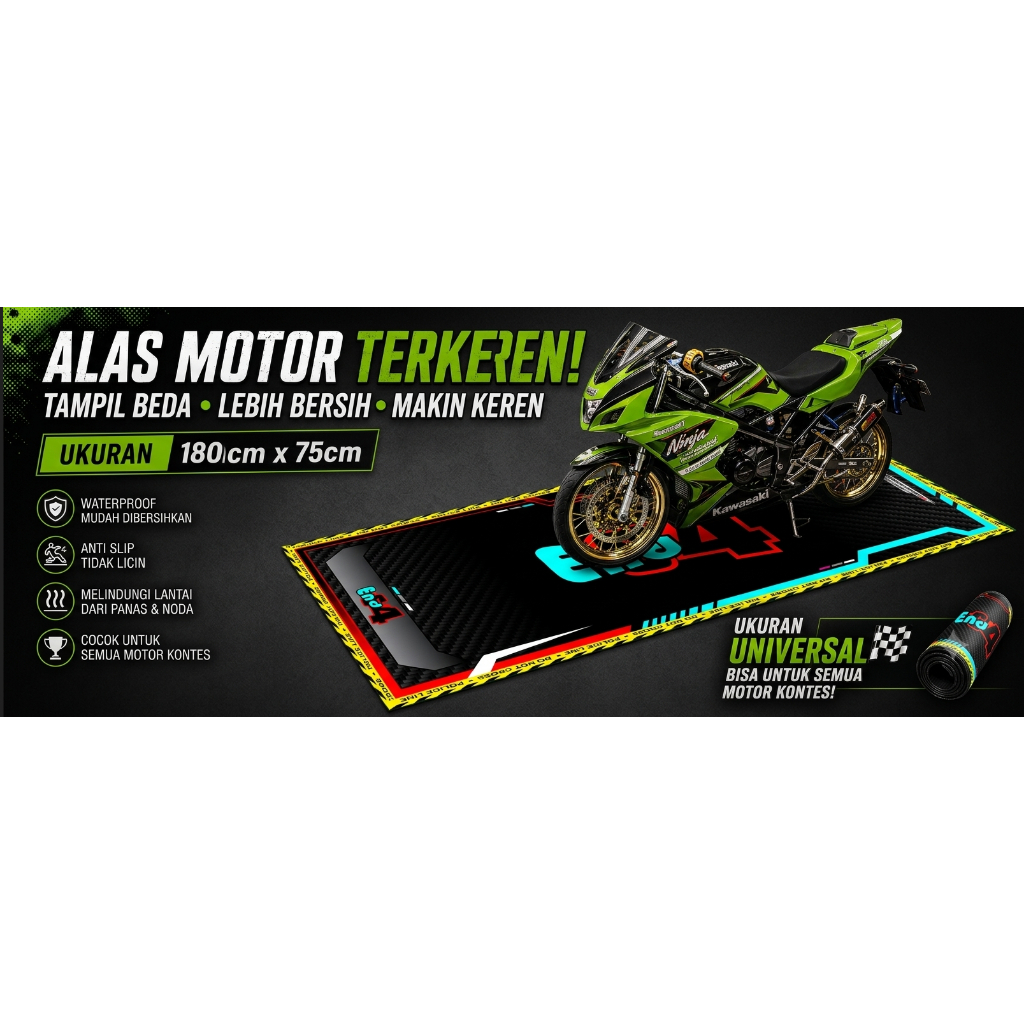 BANNER KARPET ALAS MOTOR KONTES CUSTOM
