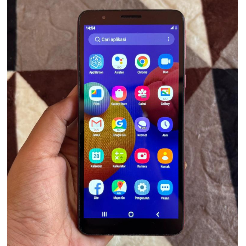 HP SAMSUNG GALAXY A01 CORE JARINGAN 4G LTE HP SECOND NORMAL SIAP PAKAI