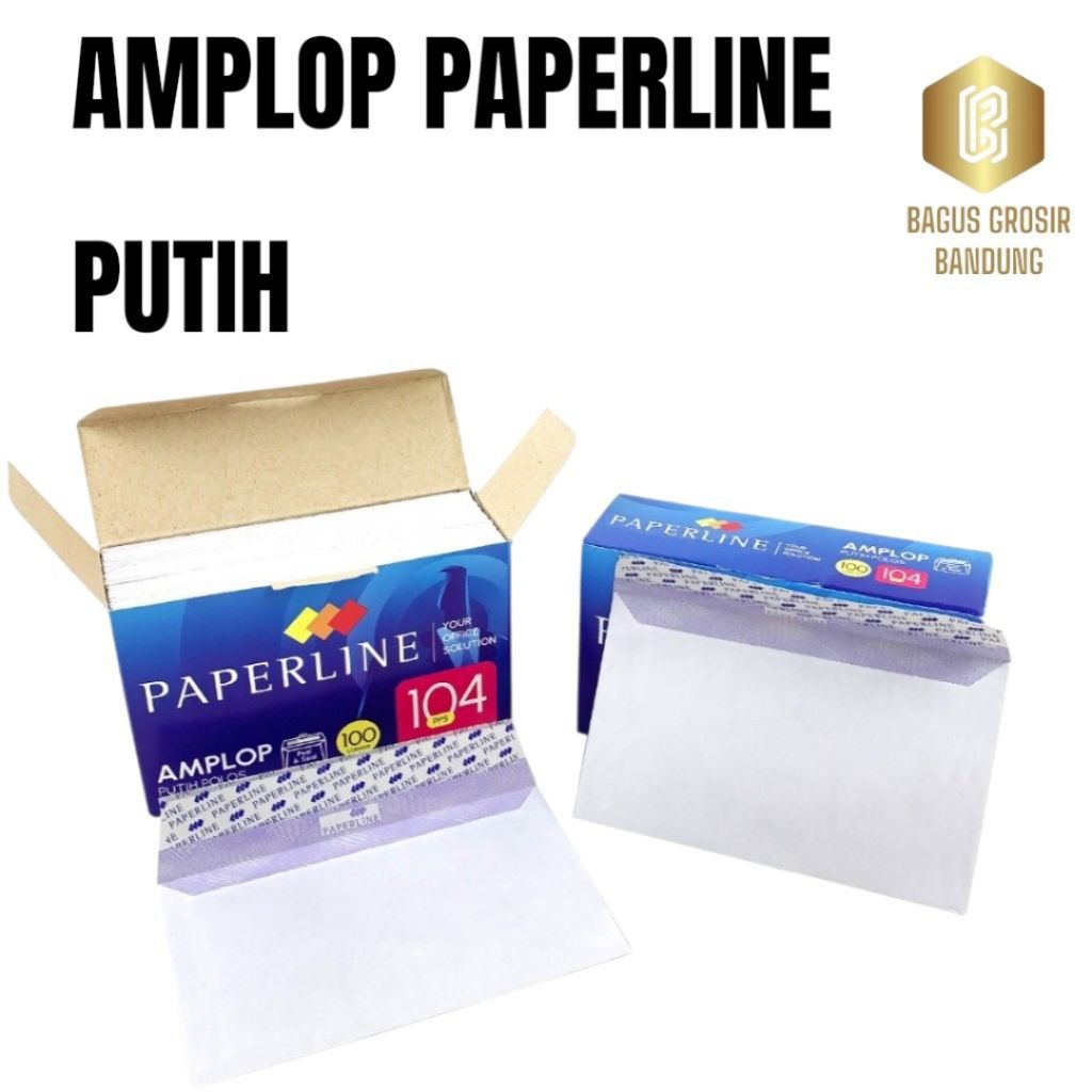 AMPLOP PAPERLINE PUTIH SEDANG