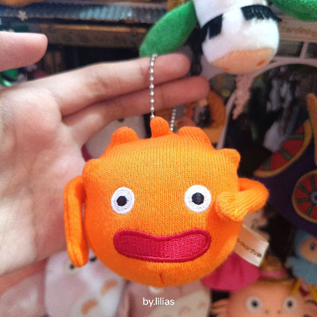 Calcifer Ghibli Park Keychain Howl's Moving Castle