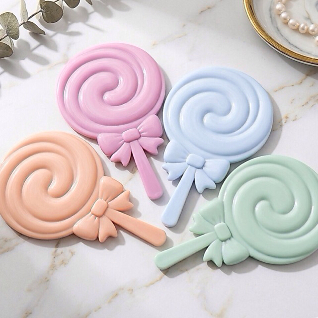 CRAFTERIE (1PCS) MIRROR TEMA LOLLIPOP | CERMIN LOLLIPOP | CERMIN AESTHETIC | CERMIN RIAS LUCU | CERM