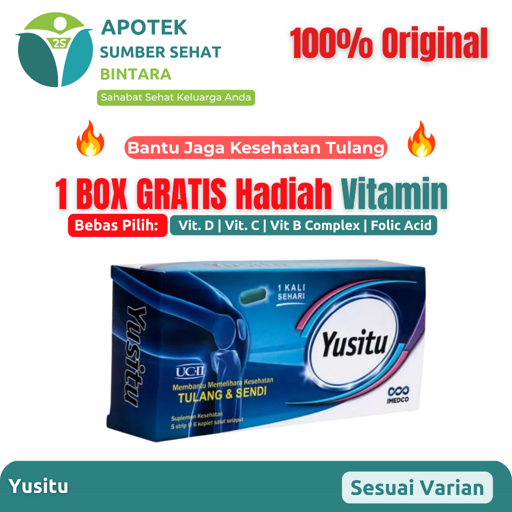 [BOX] Yusitu | Vitamin Tulang dan Sendi