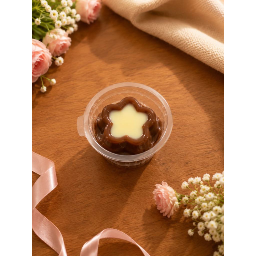 Pudding Vla Lembut Homemade | Dessert Cup Fresh | Puding Susu Vla Premium | Camilan Manis Siap Santa