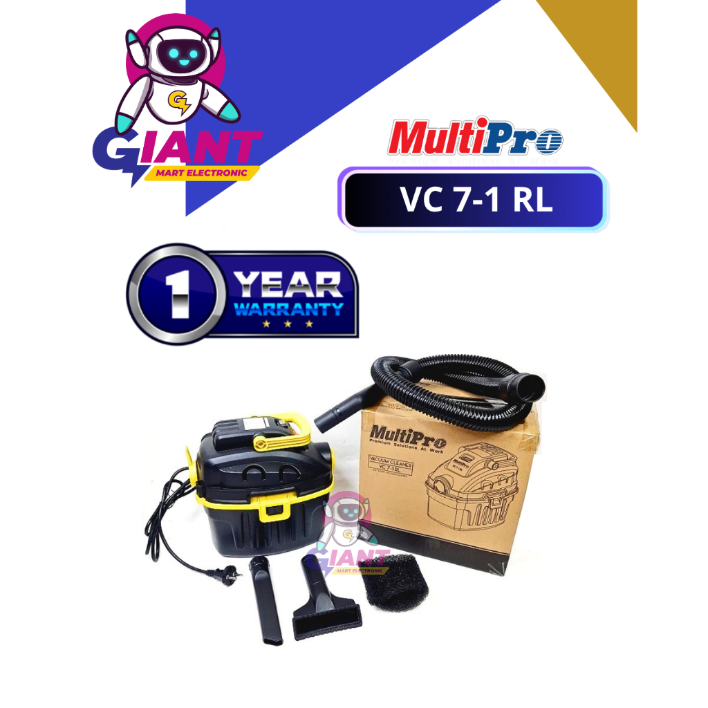 MULTIPRO  VC 7-1 RL  VACUM CLEANER WET & DRY