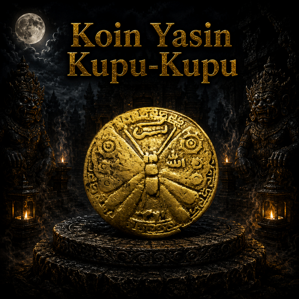 Koin Yasin Kupu-Kupu Emas Kuningan