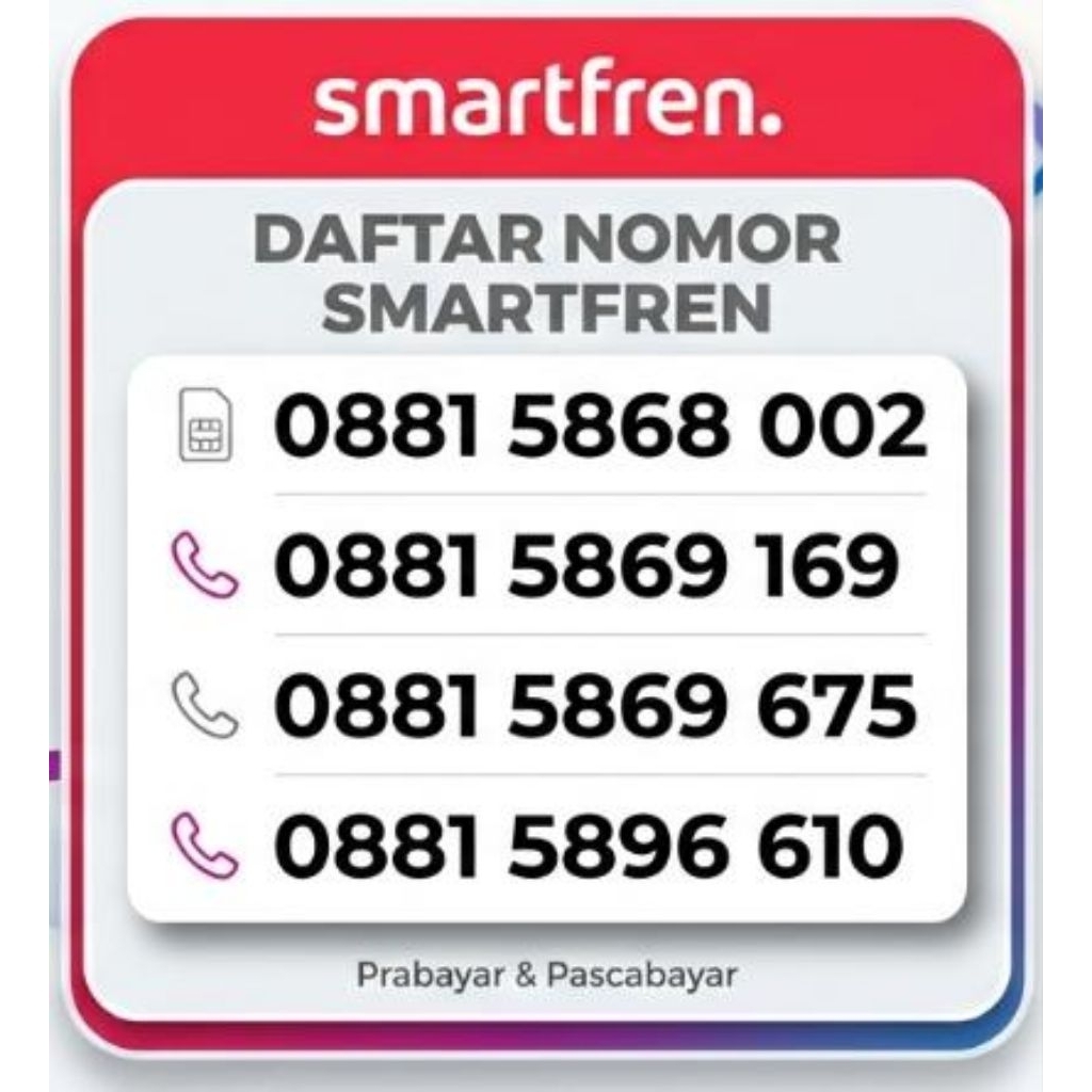 nomer cantik smartfren
