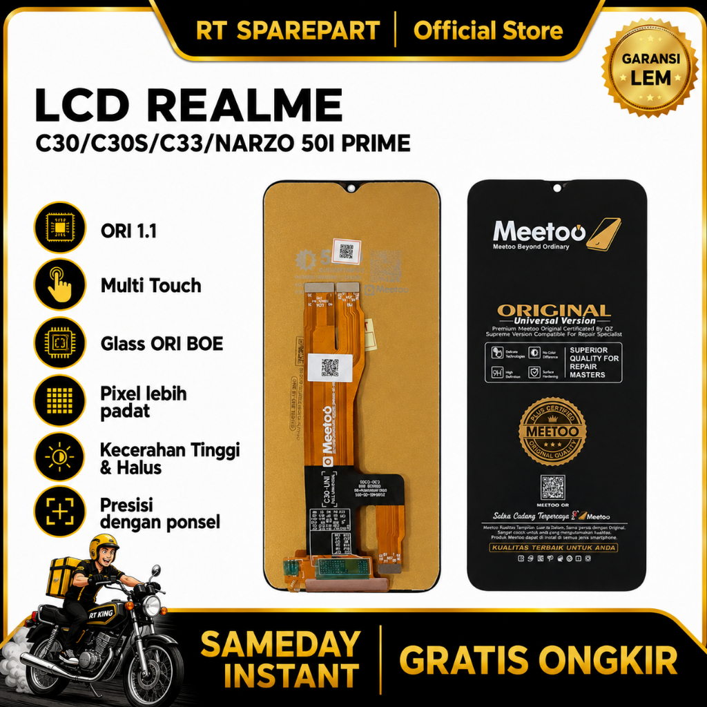 LCD REALME C30/C30S/C33/NARZO 50I PRIME