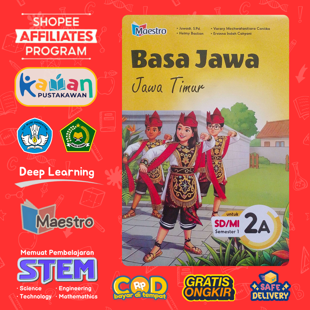 Maestro Bahasa Jawa Timur Kelas 2 SD/MI Modul Ajar