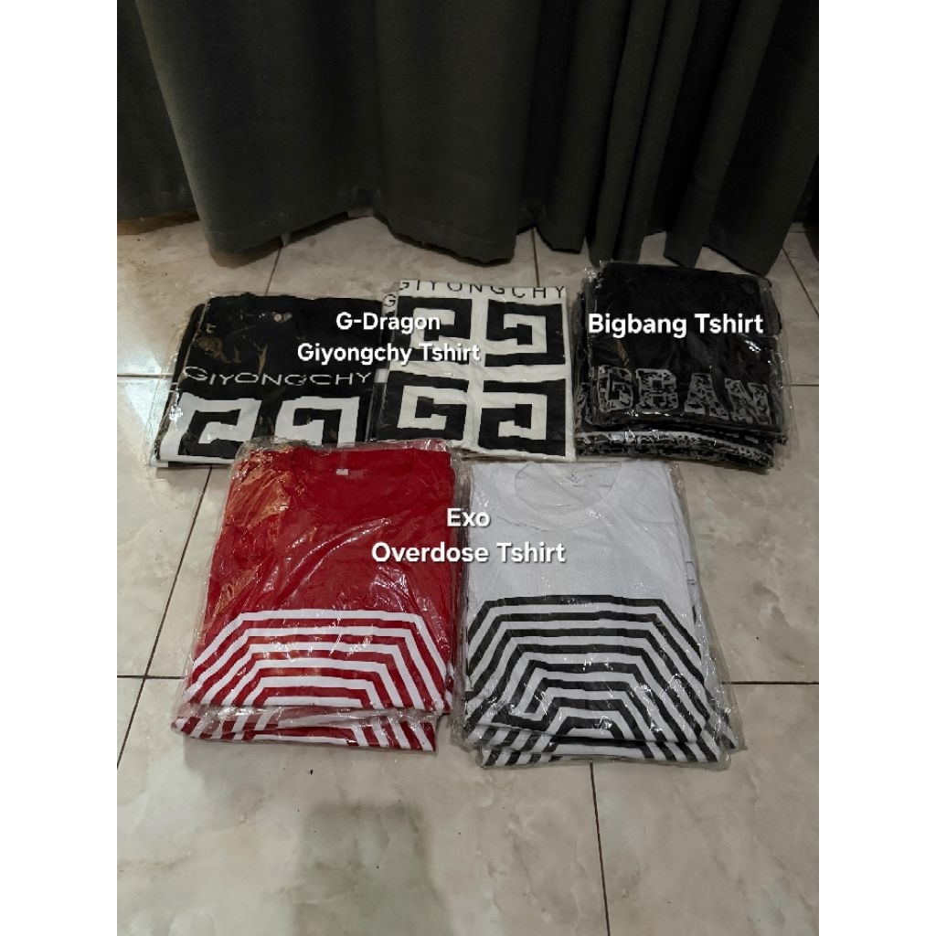 KAOS KPOP GD G DRAGON BIGBANG EXO OVERDOSE MURAH KATUN JERSEY IKON BOBBY CUCI GUDANG