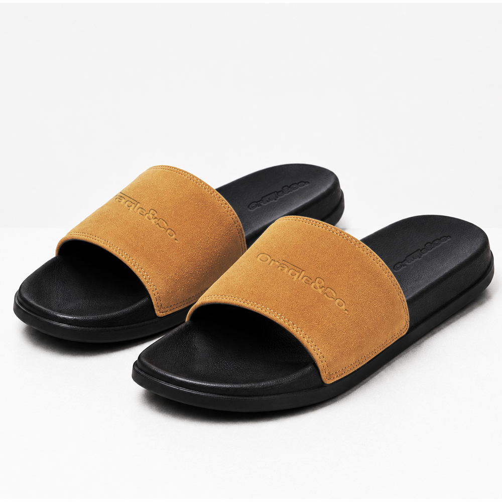 ORAQLE I Sandal Slide Selop I Plank Suede