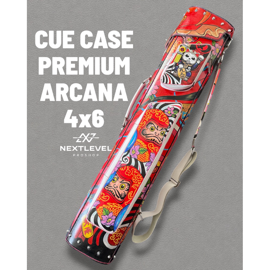 Cue Case Billiard Premium Costum ARCANA 4x6