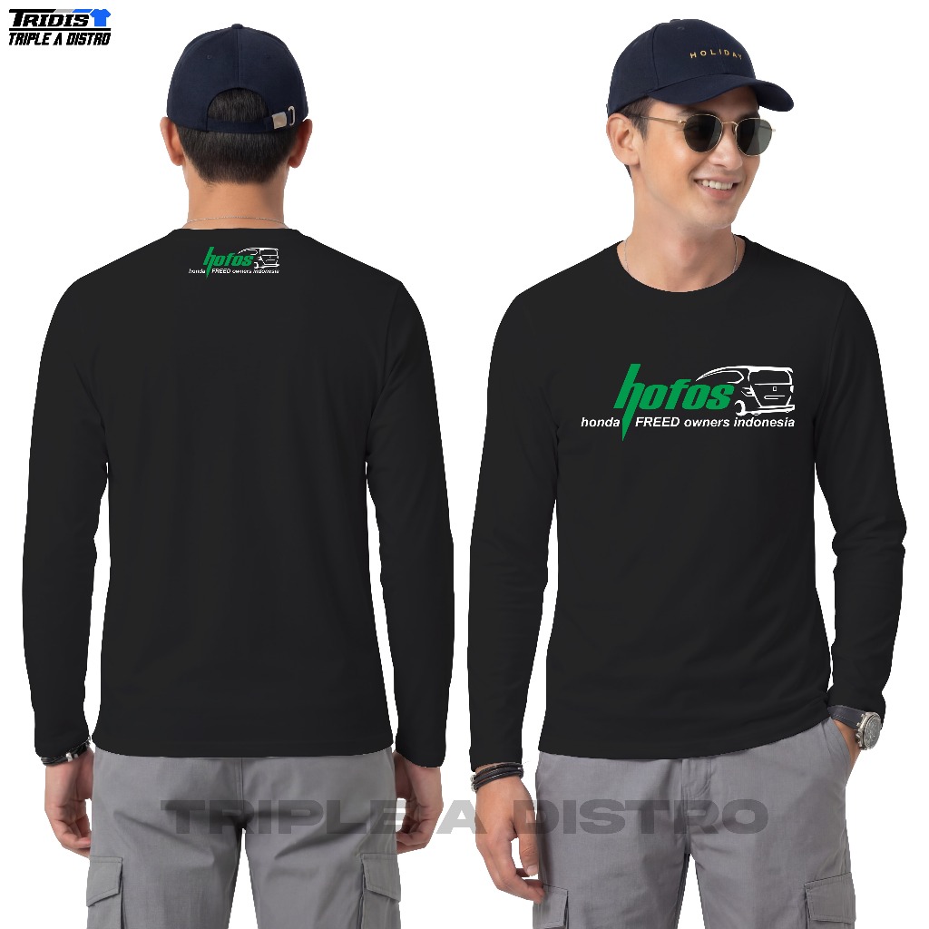 Kaos Lengan Panjang Hofos Honda Freed Owner Indonesia Tridist x Triple A Distro