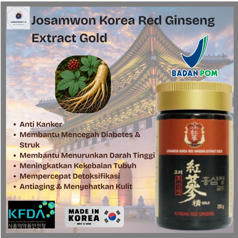 JOSAMWON Ginseng Merah KOREA Original | Josamwon | Ginseng Merah | Ginseng Herbal | Korea Herbal