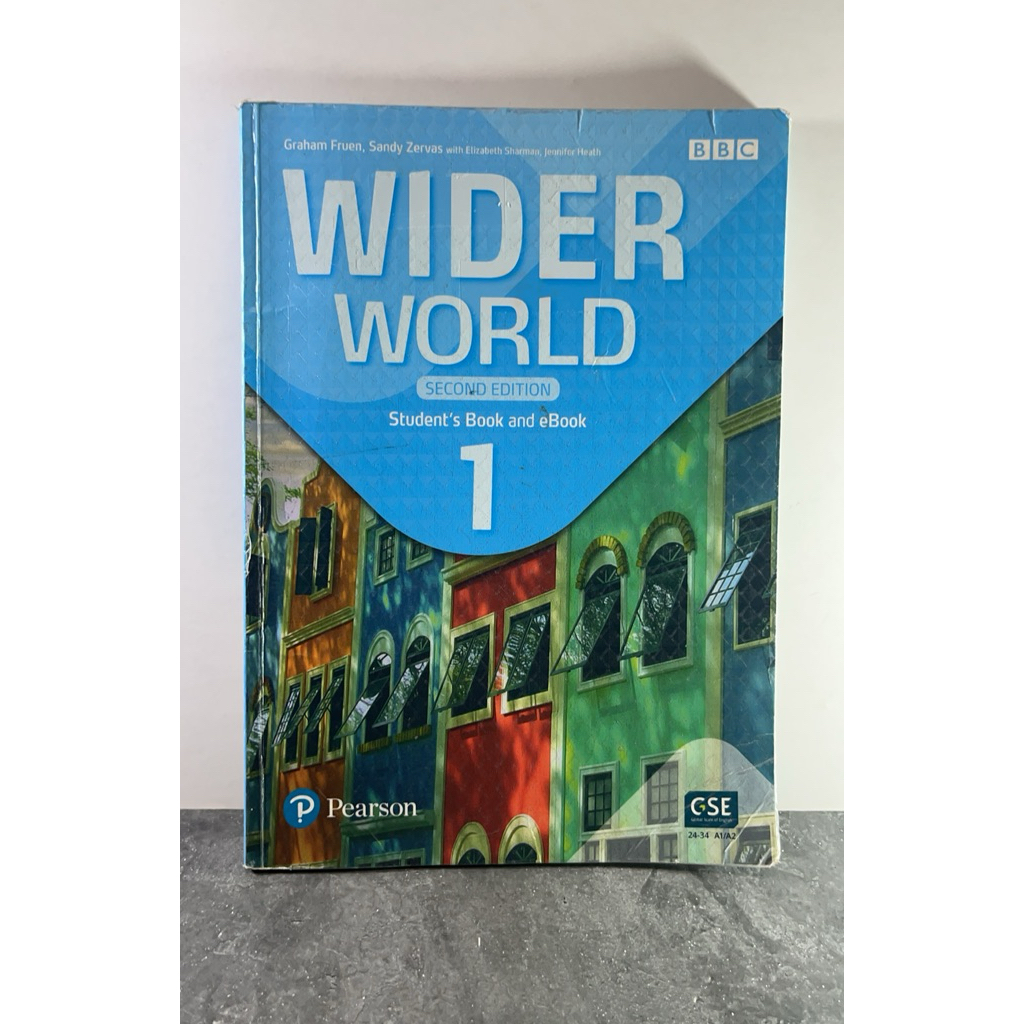 Buku Wider World 1, Second Edition, Students Book, Pearson, Graham Fruen, Sandy Zervas, Elizabeth Sh