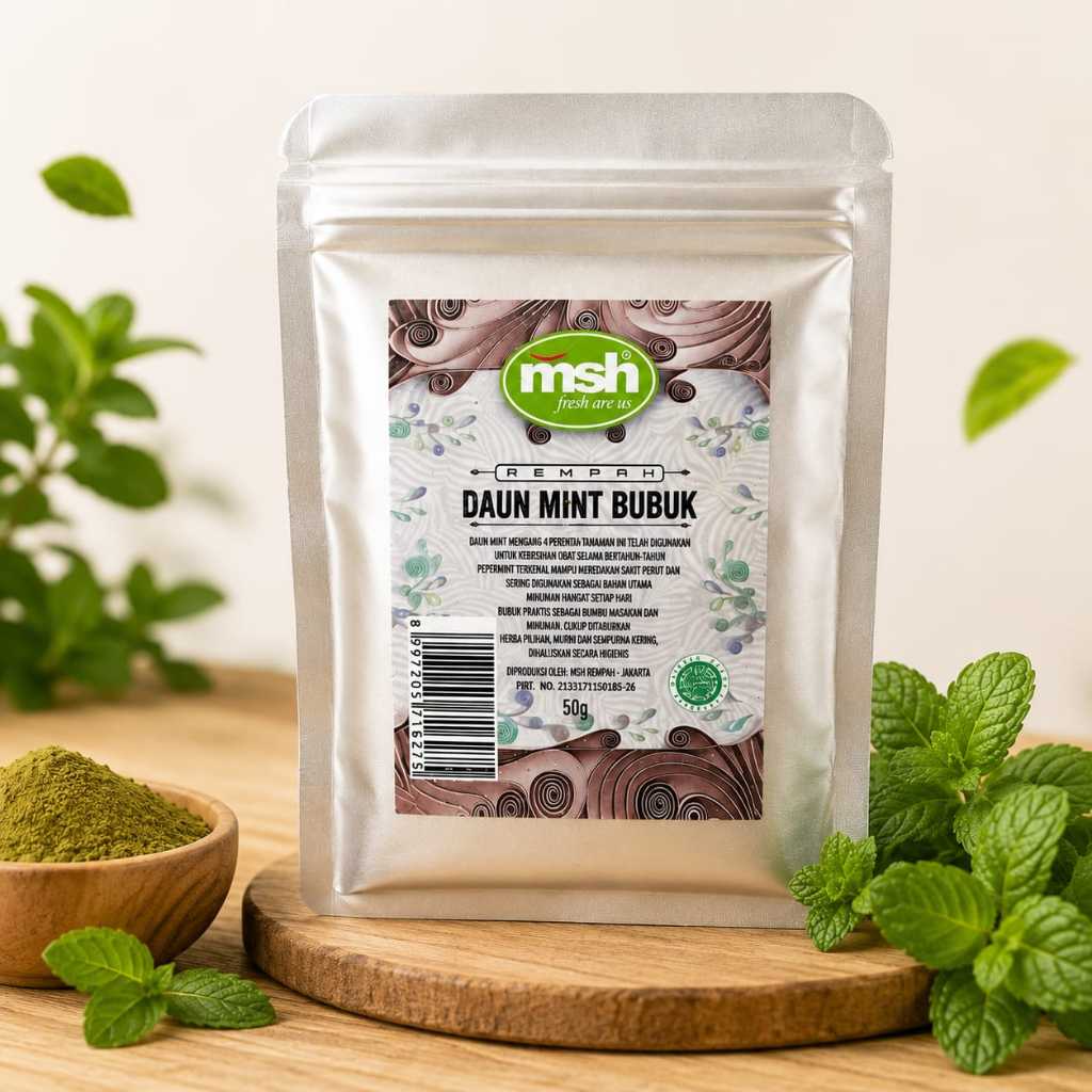 Daun Mint Bubuk
