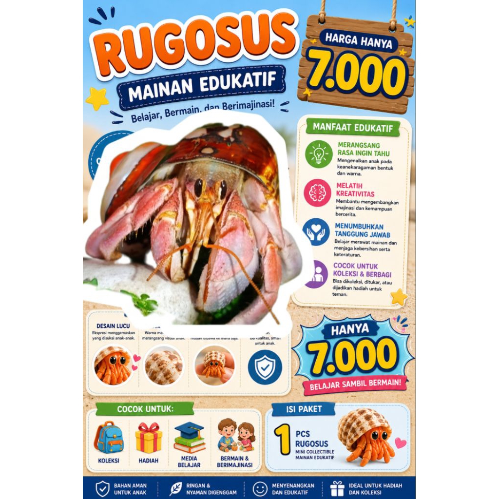 Rugosus Mainan Edukatif