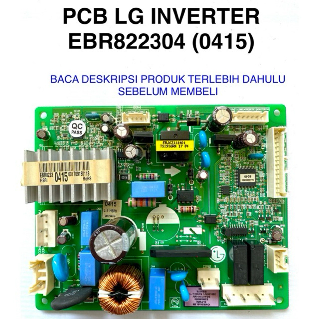 modul LG 0415 / modul pcb kulkas LG 0415 / pcb kulkas LG ebr822304 / modul LG ebr822304