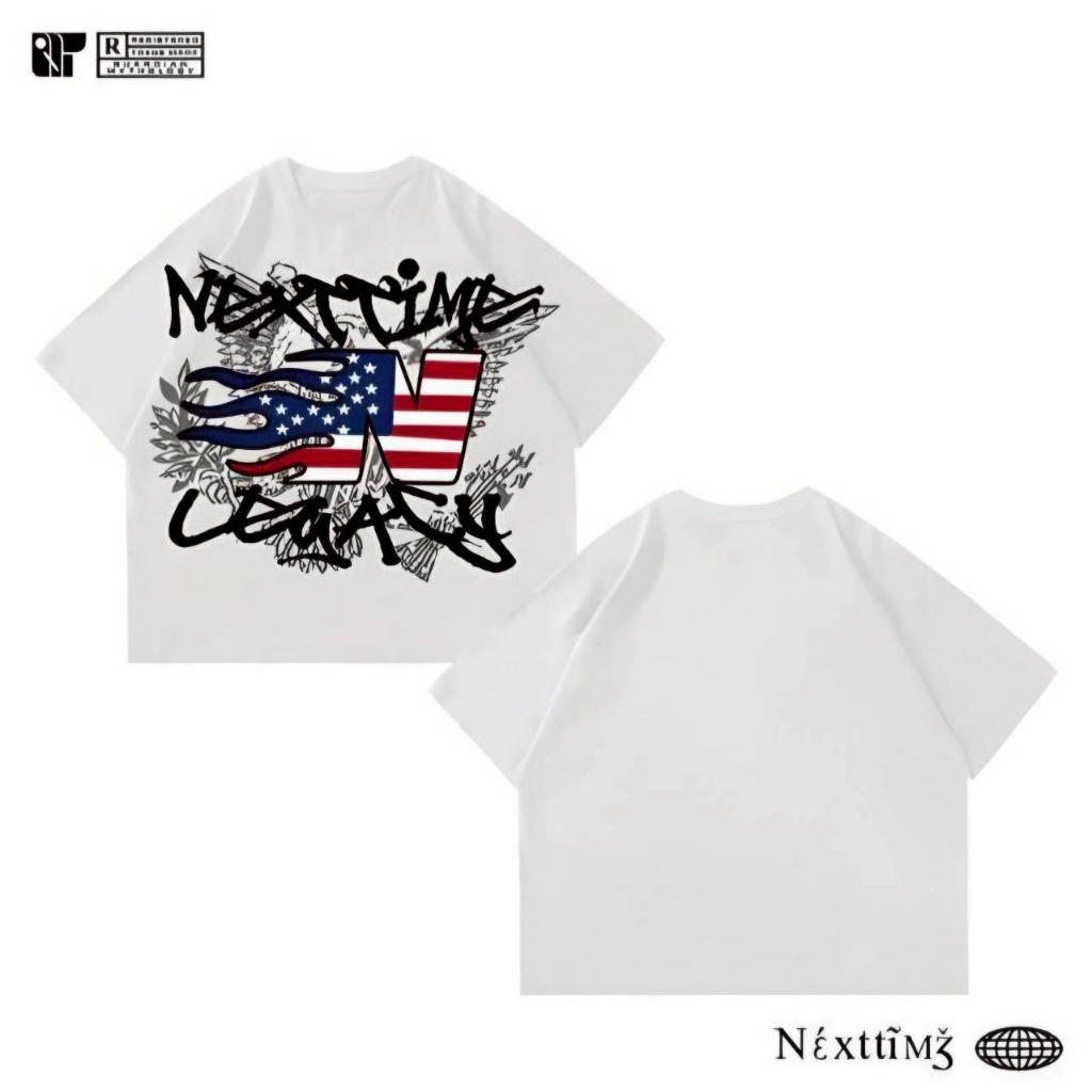 Kaos Oversize Next Time – Premium Cotton 24s