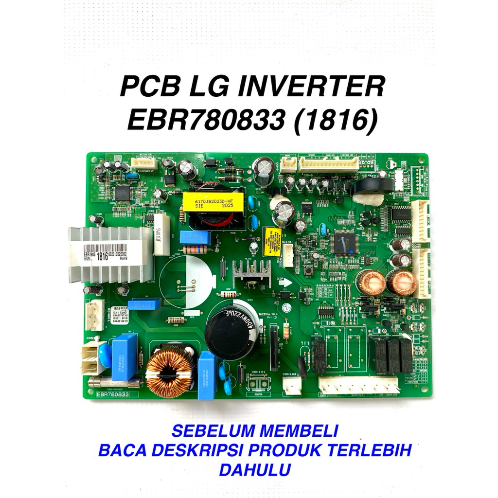 ebr780833 1816/ modul kulkas LG inverter ebr780833 / pcb kulkas LG ebr780833 / modul kulkas LG inver