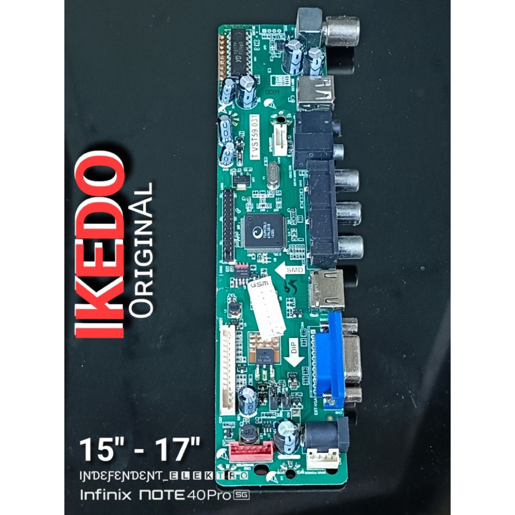 Mainboard Tv led IKEDO 15IN 17IN    Mainboard ikedo   Mainboard tv led cina 15inch 17inch