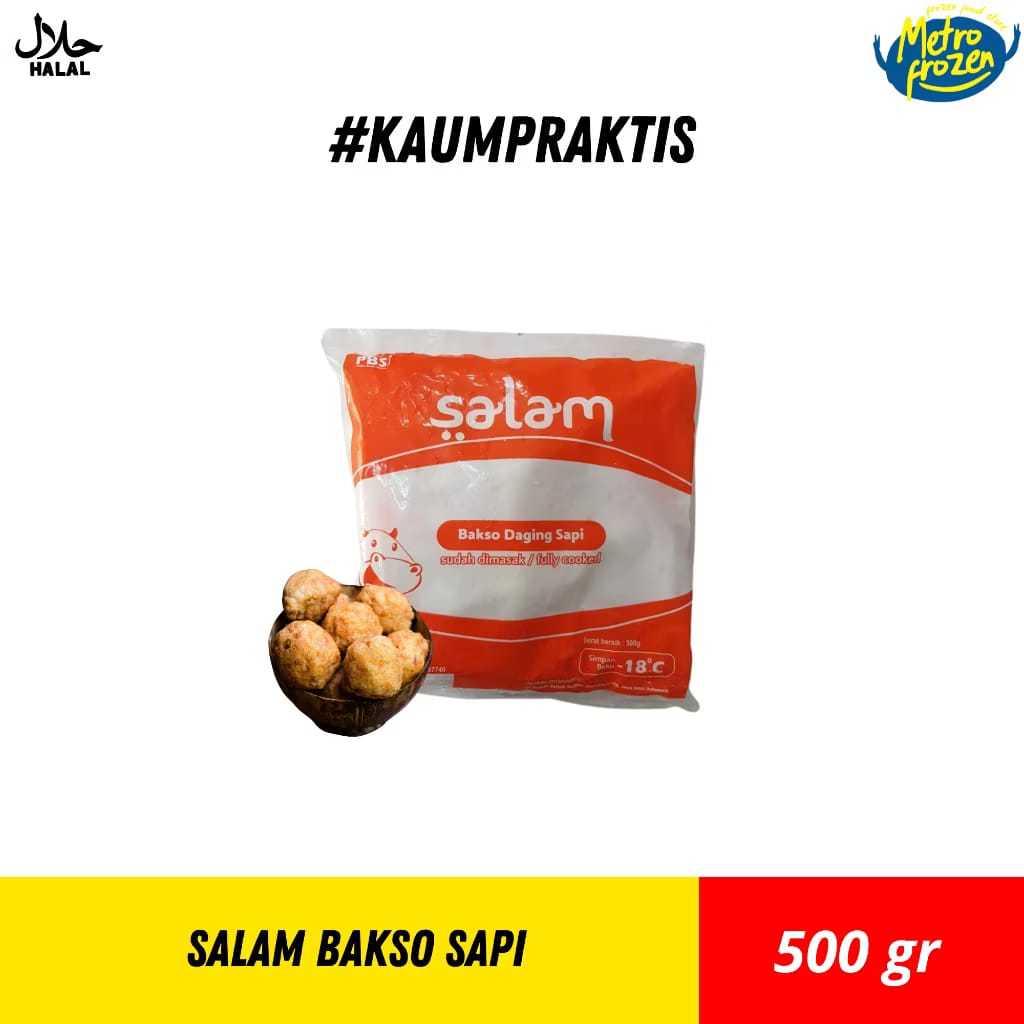 SALAM Bakso Sapi & Bakso Ayam 500gr //bakso sapi //bakso ayam
