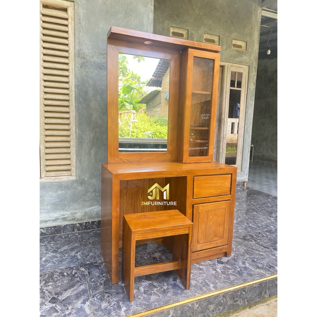 tolet minimalis full jati, tolet gati grade A