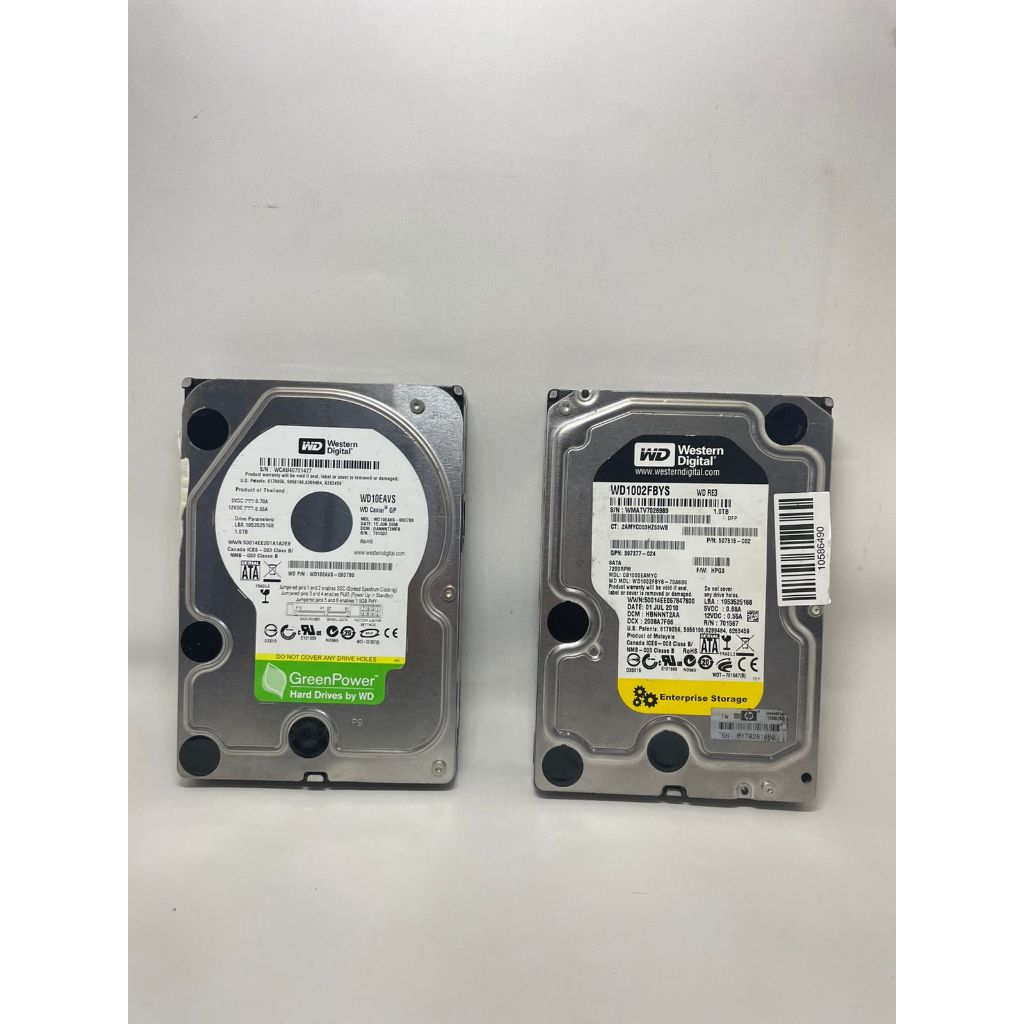 80. HDD Internal PC WD Black / WD Green 1TB – Sentinel 100%