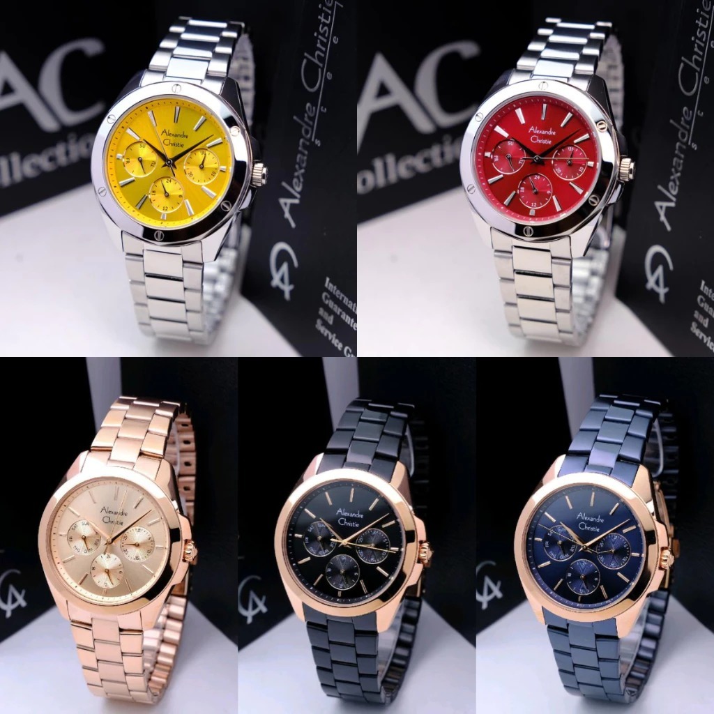 Jam Tangan Alexandre Christie Wanita AC 2977 AC2977 Original Garansi Resmi