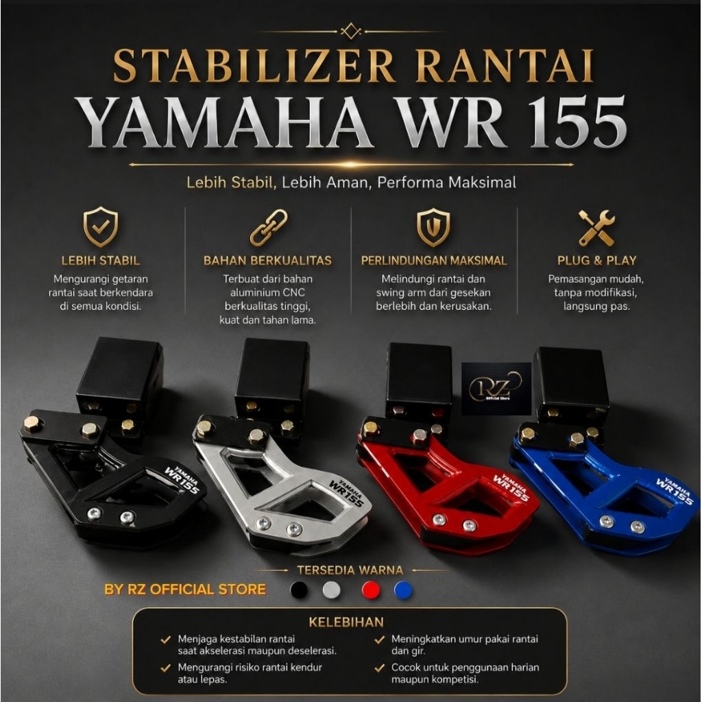 Tensioner Rantai Stabilizer Tahanan Rantai WR 155,Vixion old/New,CB 150R,MX king,Scorpio,Megapro