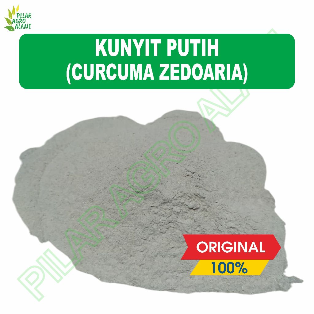 Bubuk kunyit putih original bermanfaat untuk kesehatan