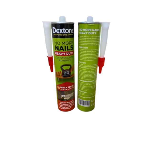 LEM Kaca Kayu Alum Keramik Batu Metal NO MORE NAILS 300ml DEXTONE