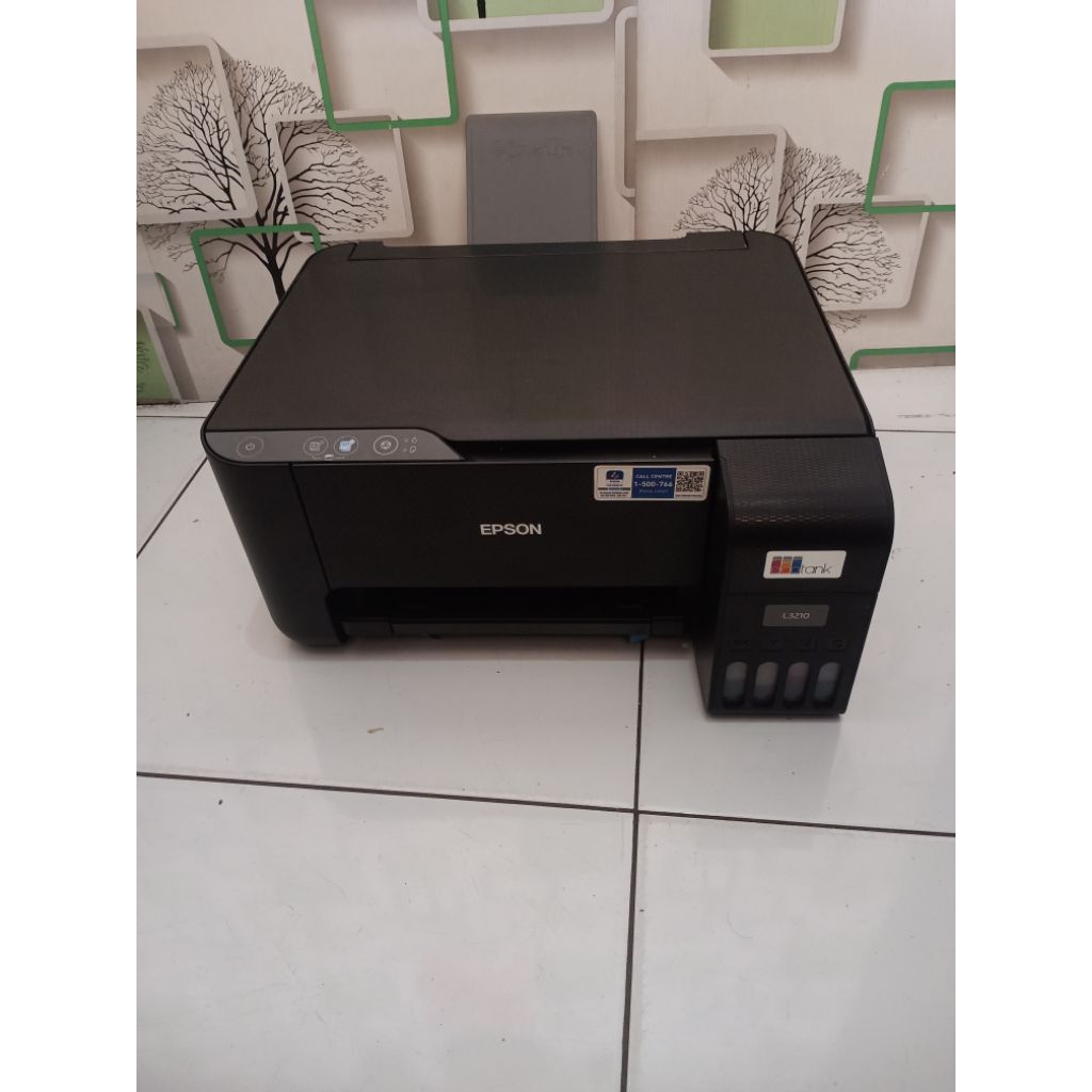 printer Epson l3210 print scan dan copy kondisi normal masih original