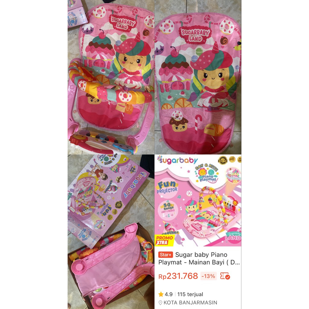 PRELOVED playmate / play gym sugar baby