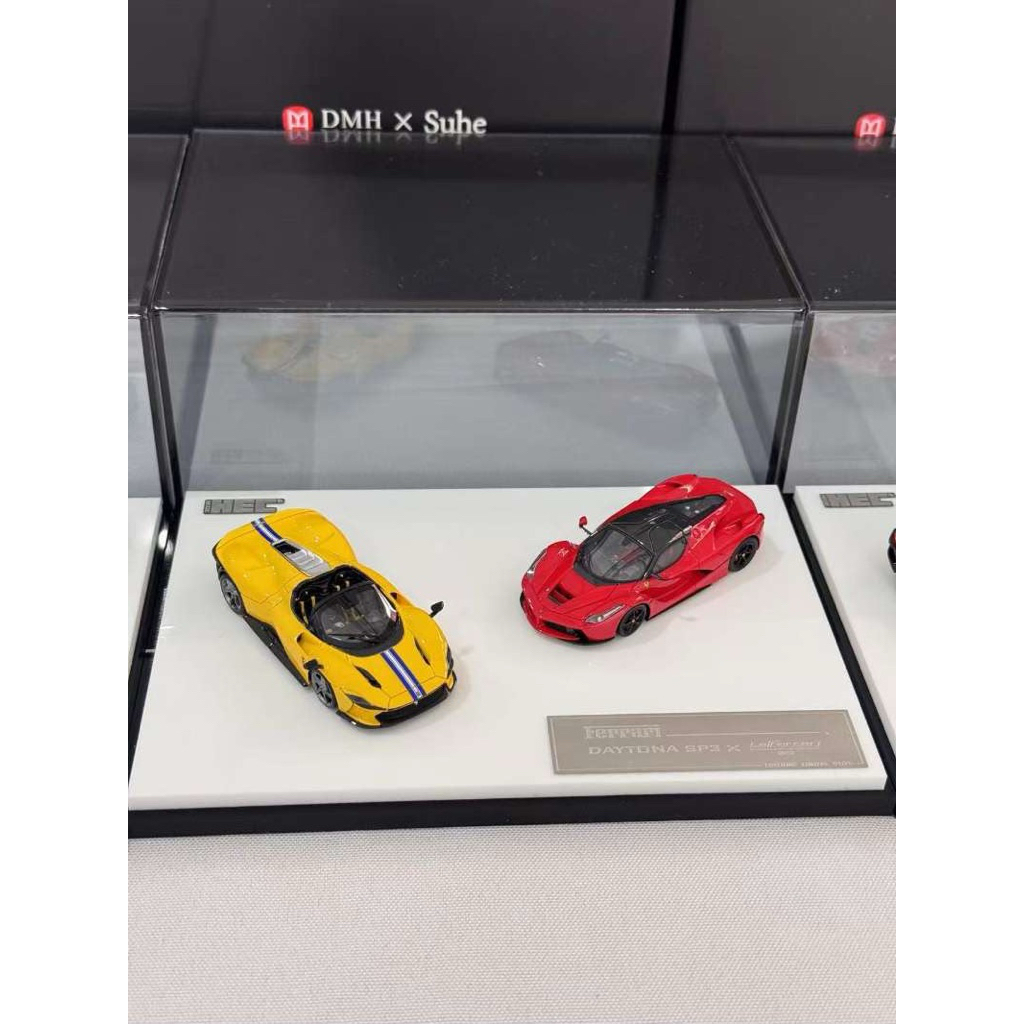 Suhe&DMH Beijing Exhibition1/64 Ferrari SP3 and Lafa Double car set  Red & Yellow Double car set  20