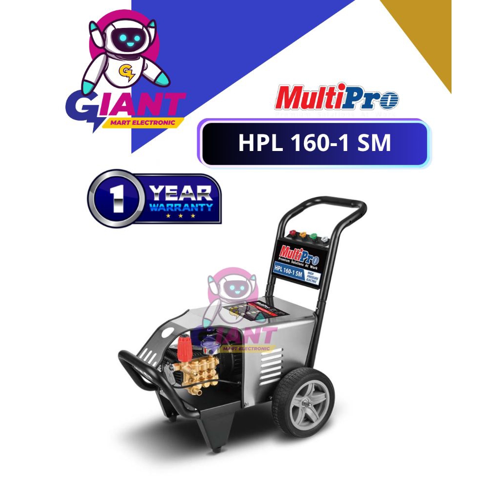 HIGH PRESSURE HPL 160-1 SM MULTIPRO JET CLEANER ELECTRIC